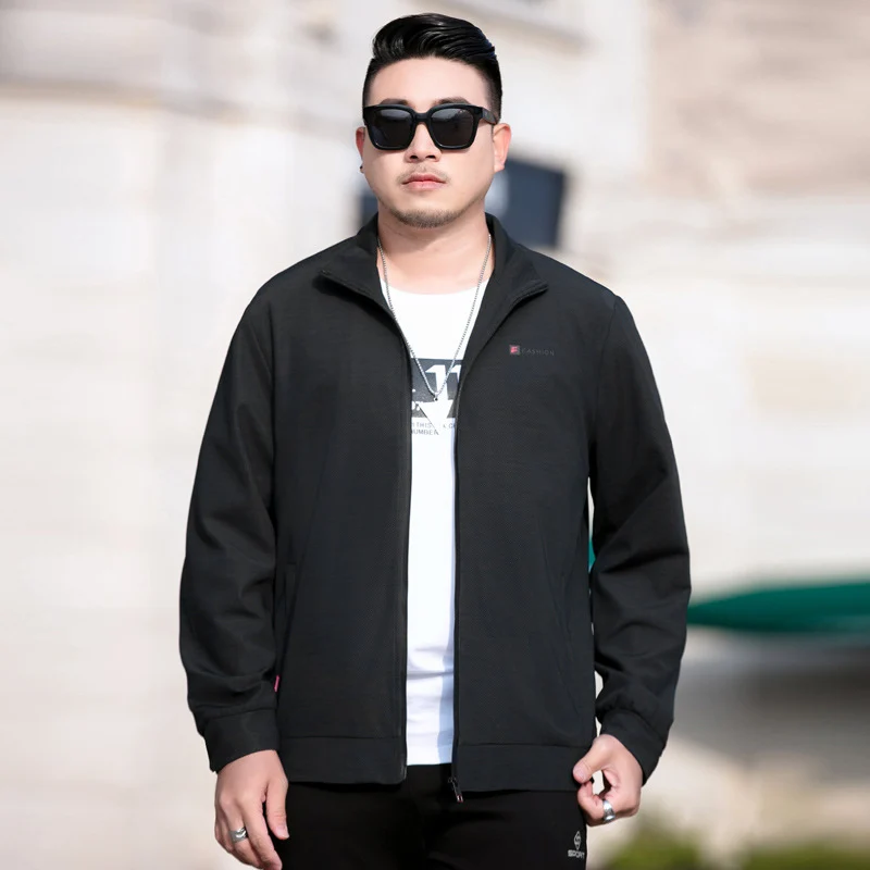Herren Leichte Freizeitjacke mit Reißverschluss und Stehkragen Nord Taschen