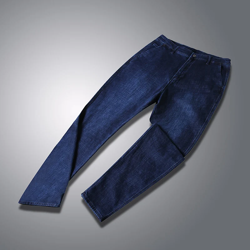 Herren Schmal geschnittene Denim-Chino mit Stretch, tapered Bein und klassischer Five-Pocket-Optik Nord Taschen