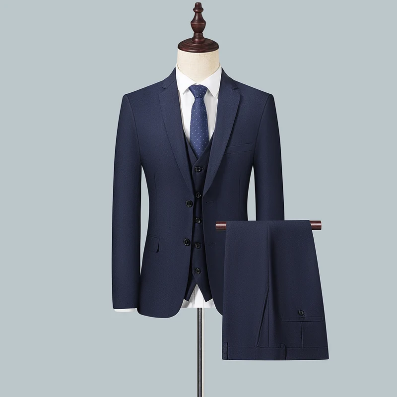 Herren Schlankes Einreihiges Business-Sakko mit Zwei-Knopf-Silhouette Nord Taschen