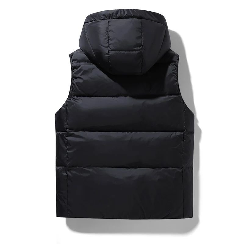 Herren Ärmellose gesteppte Thermoweste mit Kapuze und wasserabweisender Oberfläche Nord Taschen