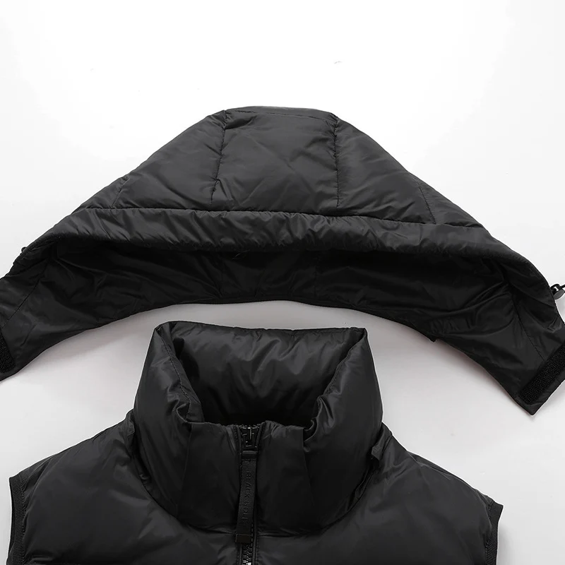 Herren Ärmellose gesteppte Thermoweste mit Kapuze und wasserabweisender Oberfläche Nord Taschen