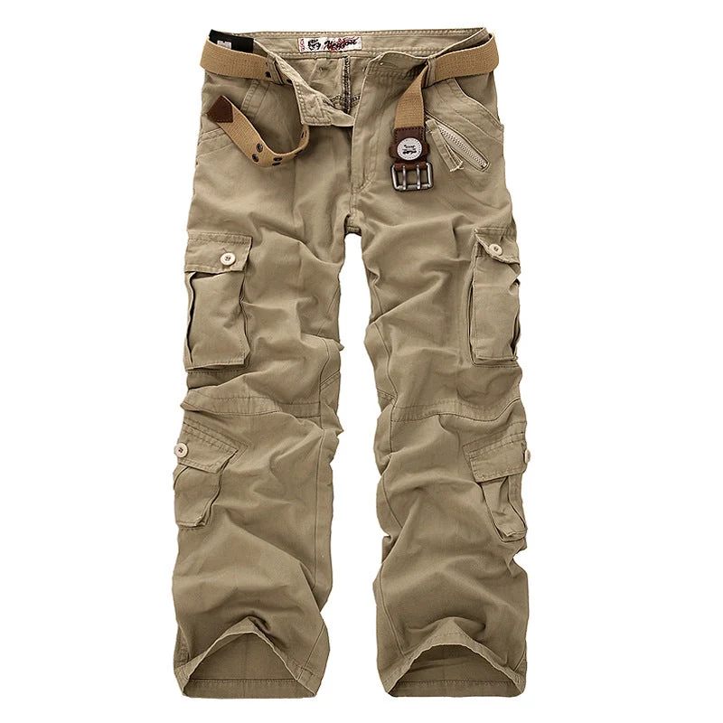 Herren Cargo-Hose mit elastischem Bund und vielseitigen Taschen - Vittorelli