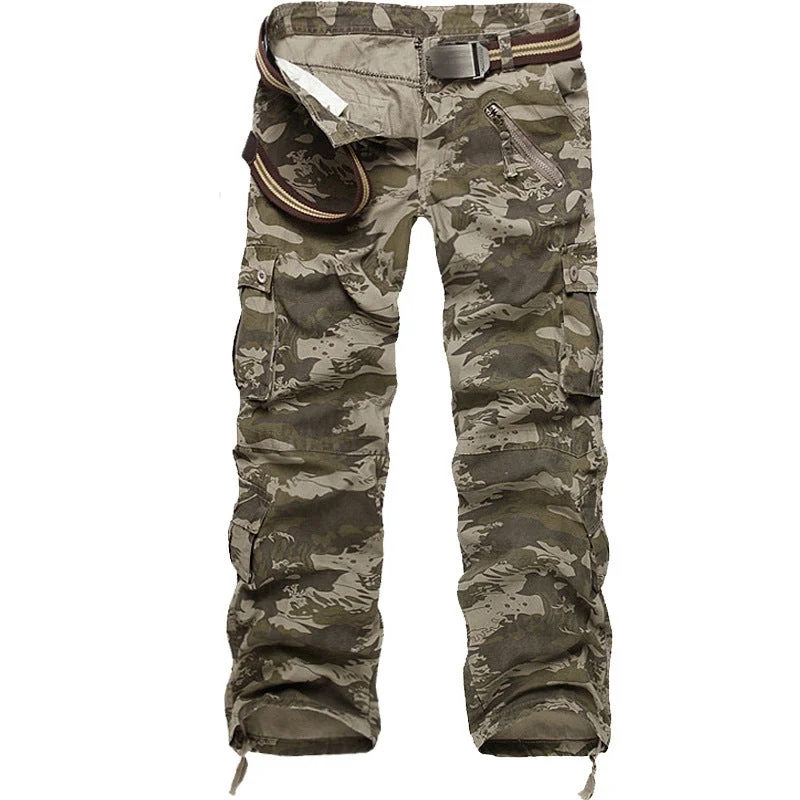 Herren Cargo-Hose mit elastischem Bund und vielseitigen Taschen - Vittorelli