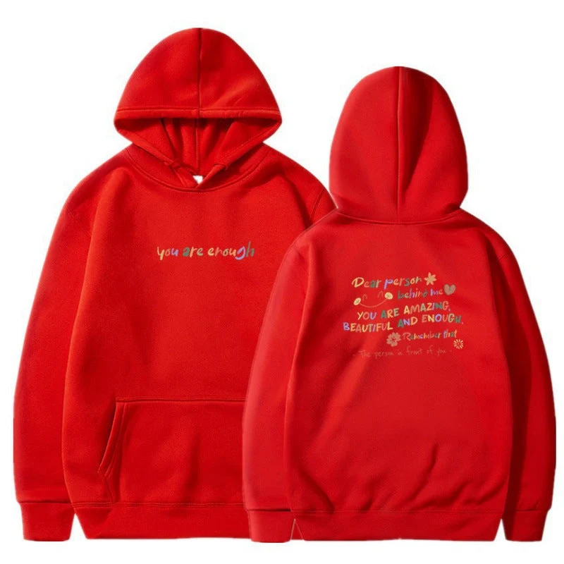 Damen Kapuzenpullover mit motivierendem Schriftzug und komfortabler Passform Nord Taschen