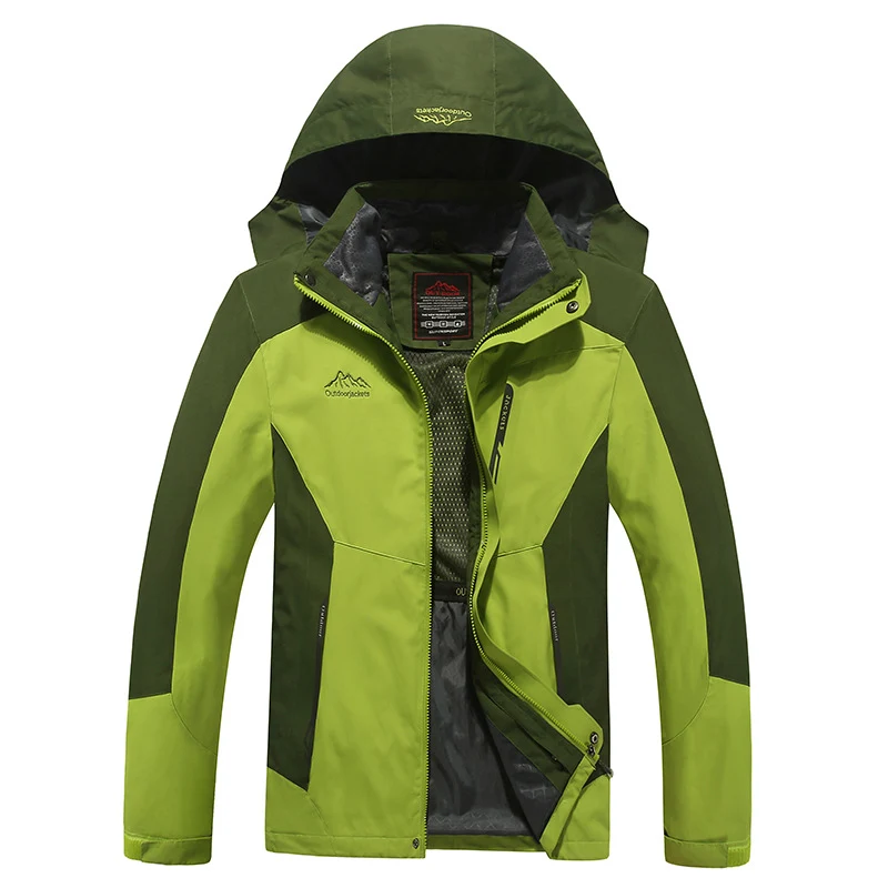 Herren Wasserdichte und atmungsaktive Outdoor-Softshelljacke mit Kapuze Nord Taschen