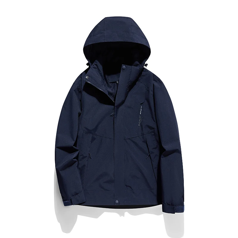 Damen zweilagige Softshell‑Outdoorjacke mit abnehmbarem Fleece‑Innenlayer und Kapuze Nord Taschen