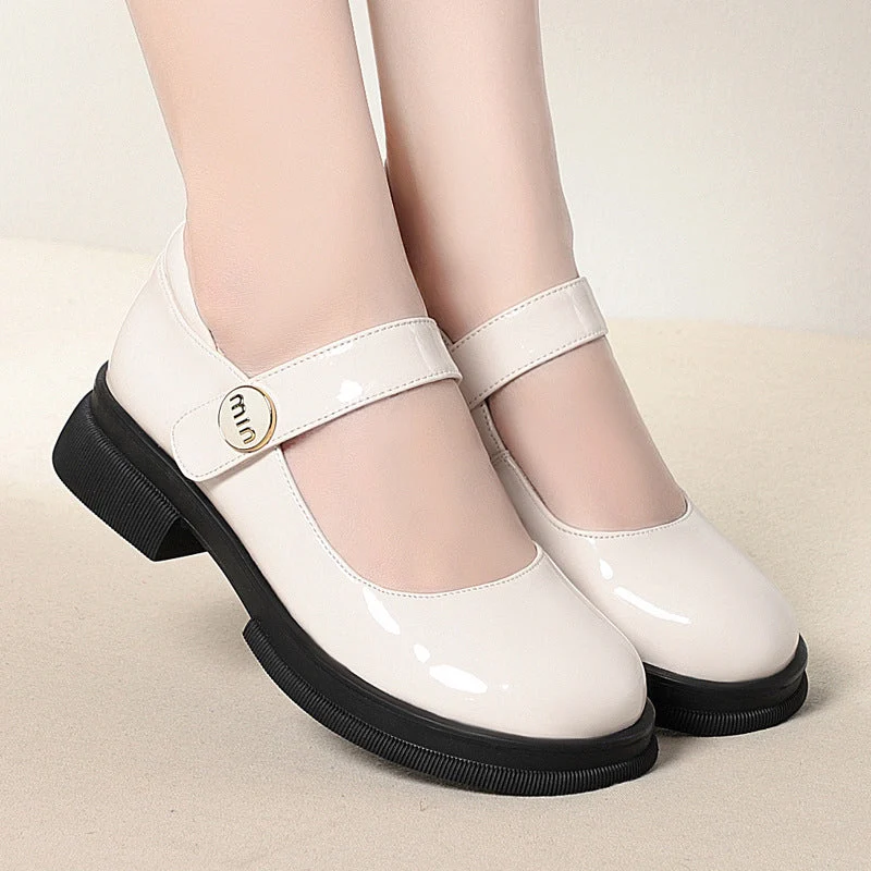 Damen Mary Jane Schuhe mit verstellbarem Riemen und rutschfester Sohle Nord Taschen