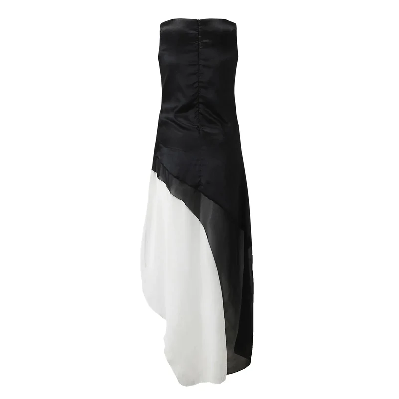 Elegante mehrlagige Ombre-Kleid