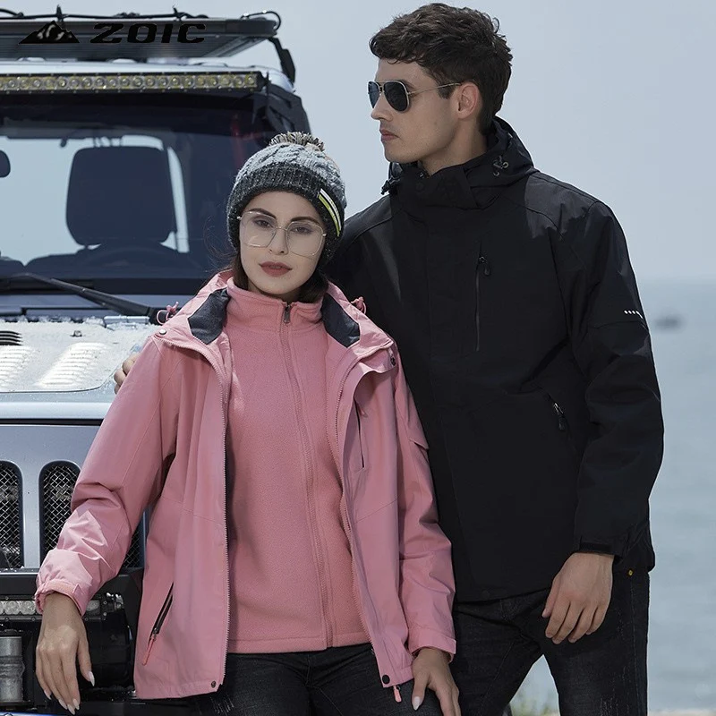 Damen technische Regen- und Freizeitjacke mit verstellbarer Kapuze und Mehrfachtaschen Nord Taschen