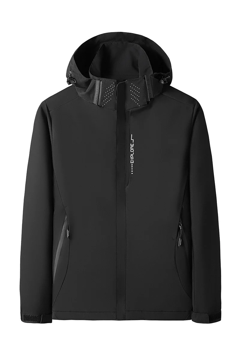 Damen Softshell Outdoorjacke mit abnehmbarer Kapuze, winddichter Membran und atmungsaktivem Meshfutter Nord Taschen