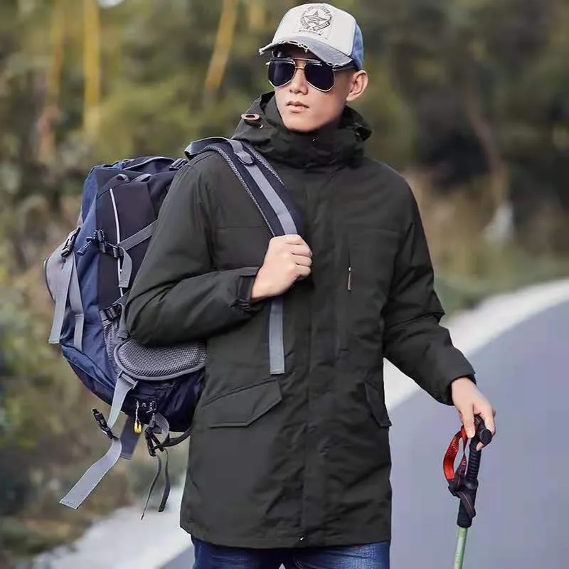 Damen leichter wasserabweisender Parka mit Kapuze und funktionalen Taschen Nord Taschen
