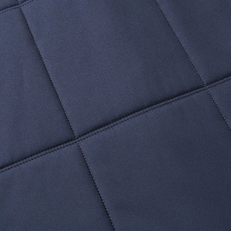 Herren Gepolsterte Übergangs-Thermohemdjacke mit Strickkragen und Eingrifftaschen Nord Taschen