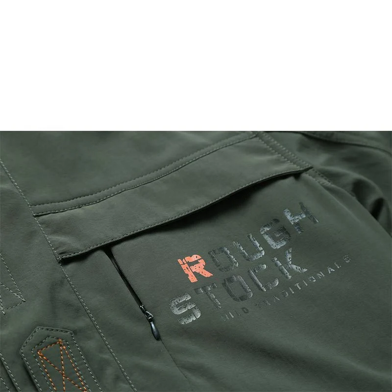 Herren Fieldjacke mit Mesh-Innenfutter, Kapuze und Multifunktions‑Taschen Nord Taschen