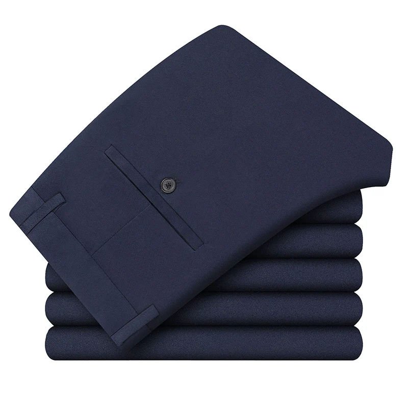 Herren Elegante Businesshose mit Stretch, Bügelfalte und Leistentasche Nord Taschen