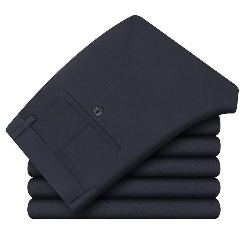 Herren Elegante Businesshose mit Stretch, Bügelfalte und Leistentasche Nord Taschen