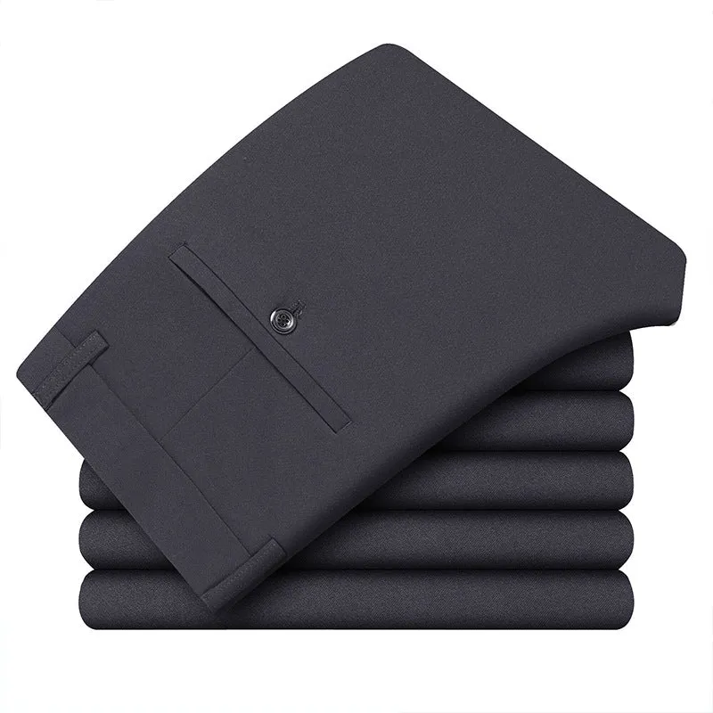 Herren Elegante Businesshose mit Stretch, Bügelfalte und Leistentasche Nord Taschen