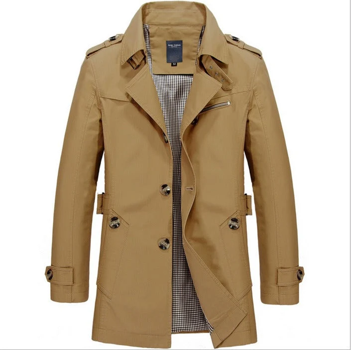 Wasserdichter Herren-Trenchcoat mit Doppelknöpfen - Miles - Vittorelli