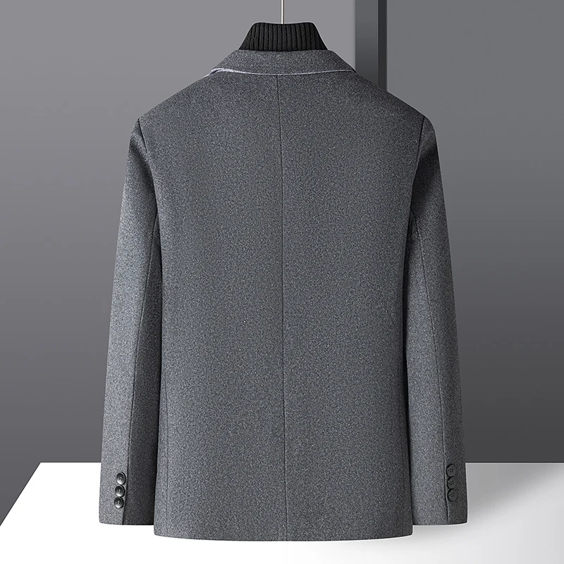 Herren Elegantes Wollmix-Sakko im Business-Casual-Stil mit taillierter Silhouette und aufgesetzten Taschen Nord Taschen