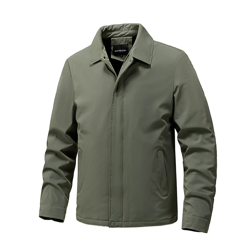Herren Leichter wasserabweisender Stehkragen-Blouson mit Thermofutter Nord Taschen