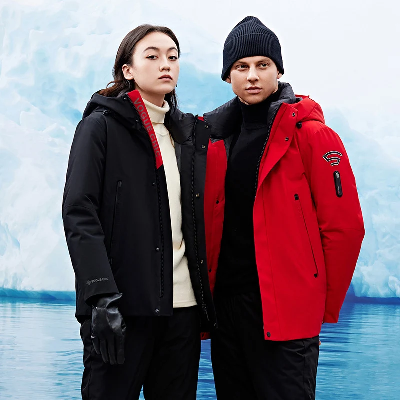 Herren winddichte und atmungsaktive Softshell-Parka mit Kapuze Nord Taschen