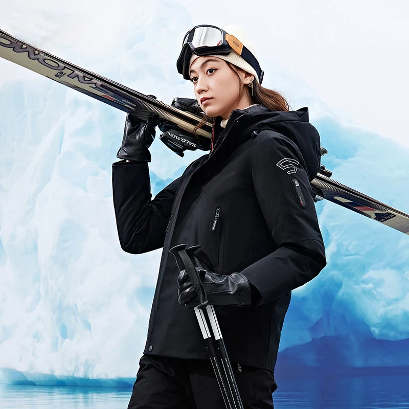 Herren winddichte und atmungsaktive Softshell-Parka mit Kapuze Nord Taschen
