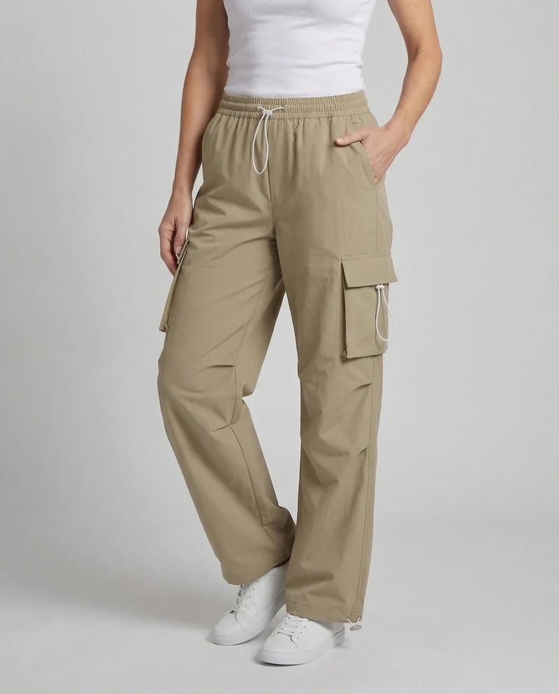 Damen Workwear-Cargohose Kordeltaille - Vittorelli
