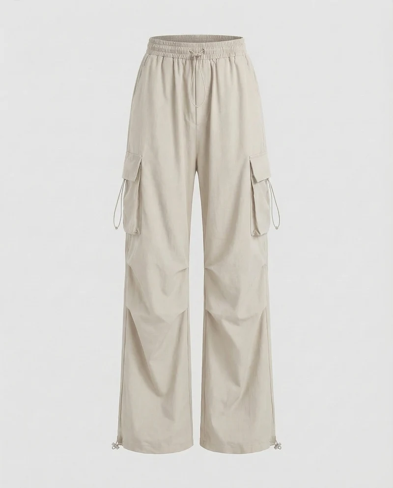 Damen Workwear-Cargohose Kordeltaille - Vittorelli