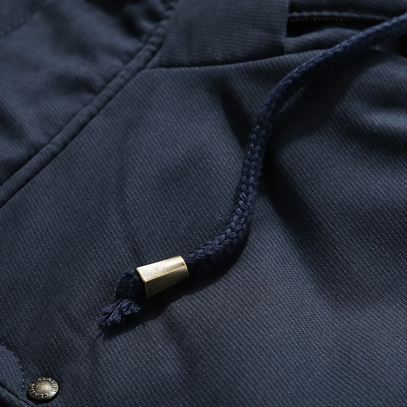 Herren Thermo-Feldparka mit abnehmbarer Kapuze und Teddyfutter Nord Taschen