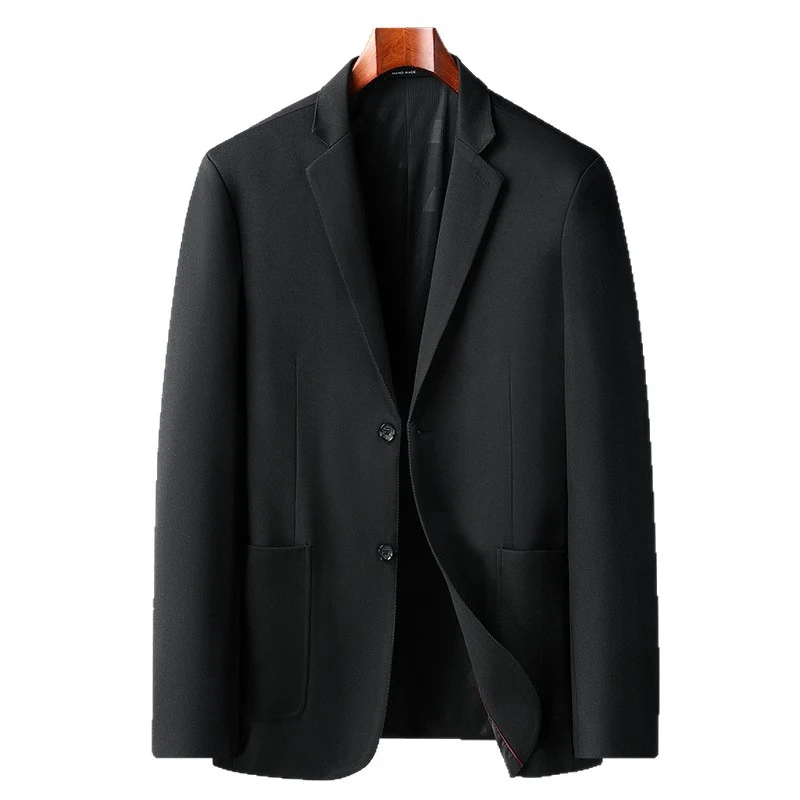 Herren Elegantes Einreihiges Sakko mit atmungsaktivem Wollmix und aufgesetzten Taschen Nord Taschen