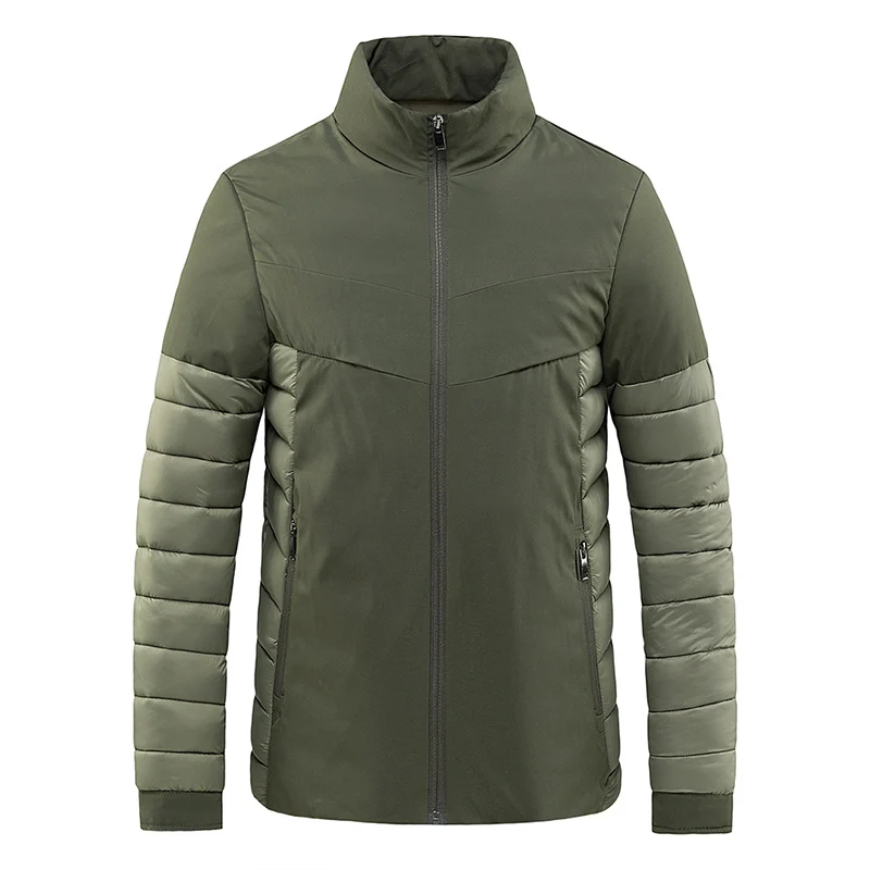 Herren Leichte Thermo-Steppjacke mit Softshell-Außenmaterial Nord Taschen