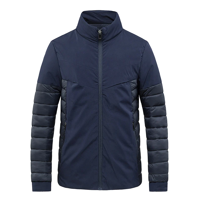 Herren Leichte Thermo-Steppjacke mit Softshell-Außenmaterial Nord Taschen