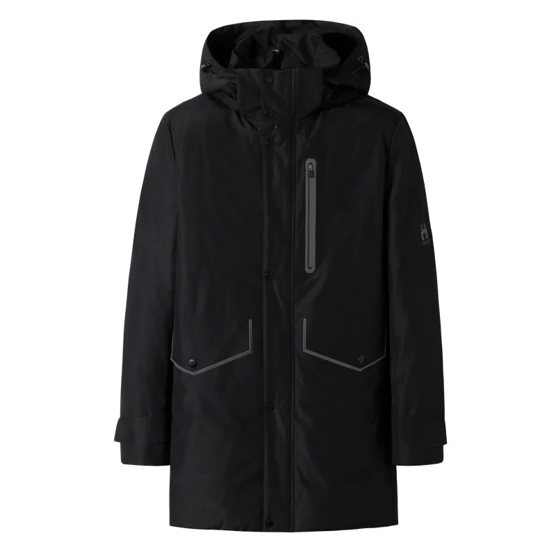 Herren Wasserdichter Thermo-Parka mit Kapuze und winddichter Membran Nord Taschen