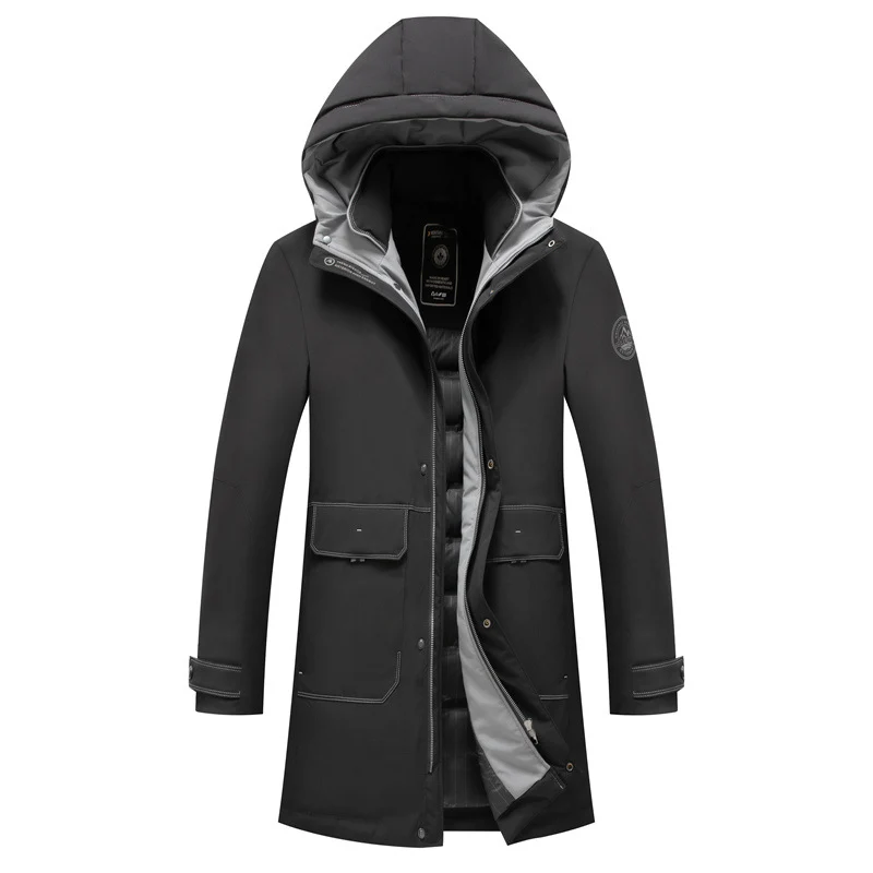 Herren wasserabweisender Parka mit abnehmbarer Stepp-Innenjacke Nord Taschen