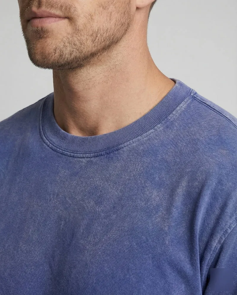 Unisex T-Shirt Used-Waschung Rundhals - Vittorelli