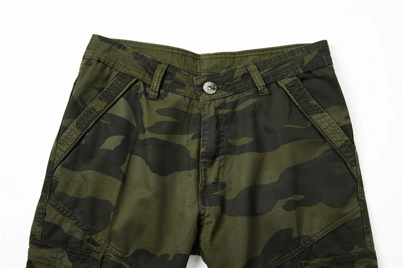 Herren Cargohose im Utility-Stil mit verstärkten Knien, Mehrfachtaschen und Kordelbund Nord Taschen