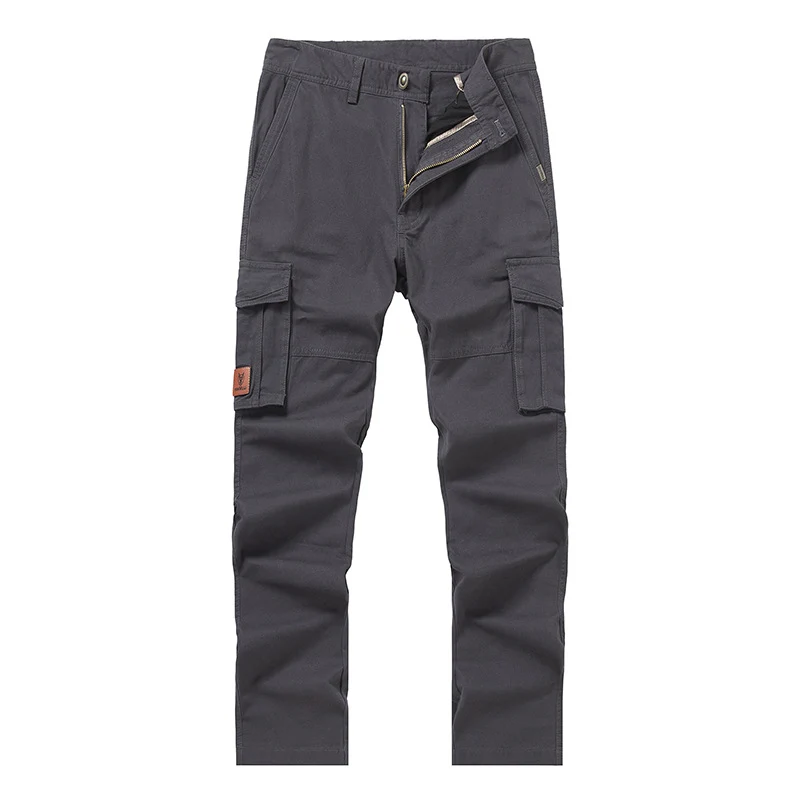 Herren Cargohose im Slim-Straight Schnitt mit Mehrfach‑Taschen und verstärkten Knien Nord Taschen