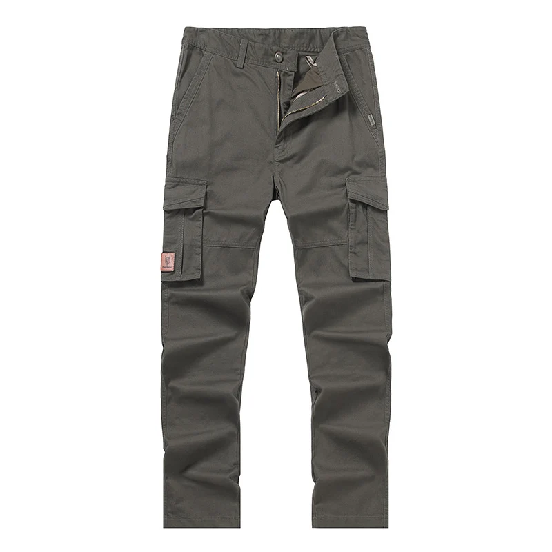 Herren Cargohose im Slim-Straight Schnitt mit Mehrfach‑Taschen und verstärkten Knien Nord Taschen