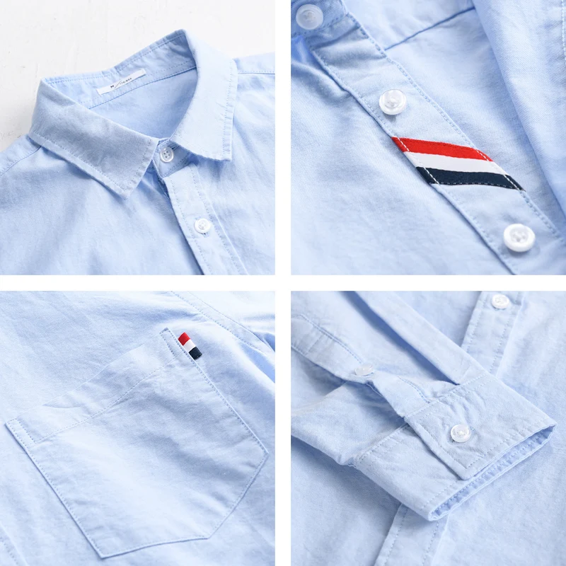 Herren Lässiges Baumwoll-Überhemd mit Brusttasche und dezentem Tricolor-Detail Nord Taschen