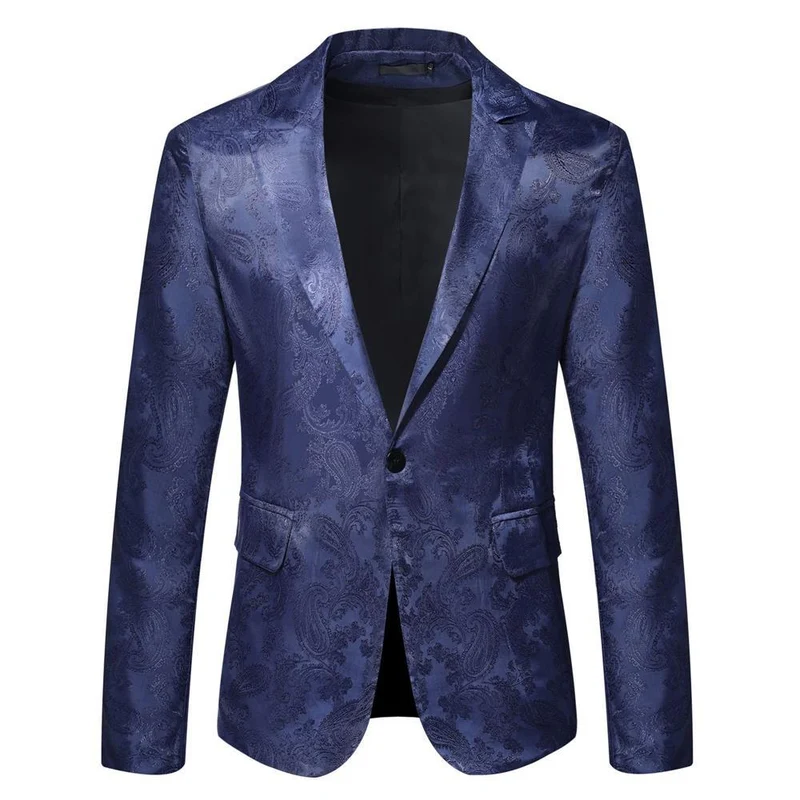Herren festlicher Blazer mit kunstvollem Muster