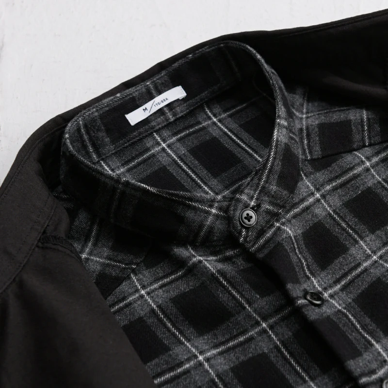 Herren Overshirt-Jacke mit karierter Thermofütterung Nord Taschen