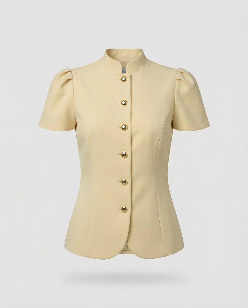 Damen Bluse mit Puffärmeln