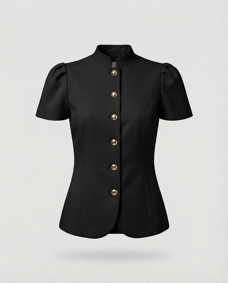 Damen Bluse mit Puffärmeln