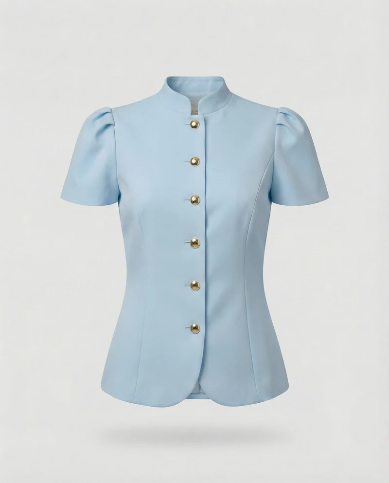 Damen Bluse mit Puffärmeln