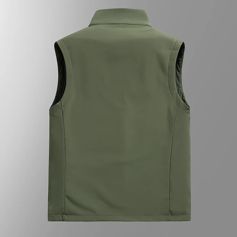 Herren Atmungsaktive Softshell‑Weste mit Thermofleece‑Futter und verdeckten Reißverschlusstaschen Nord Taschen