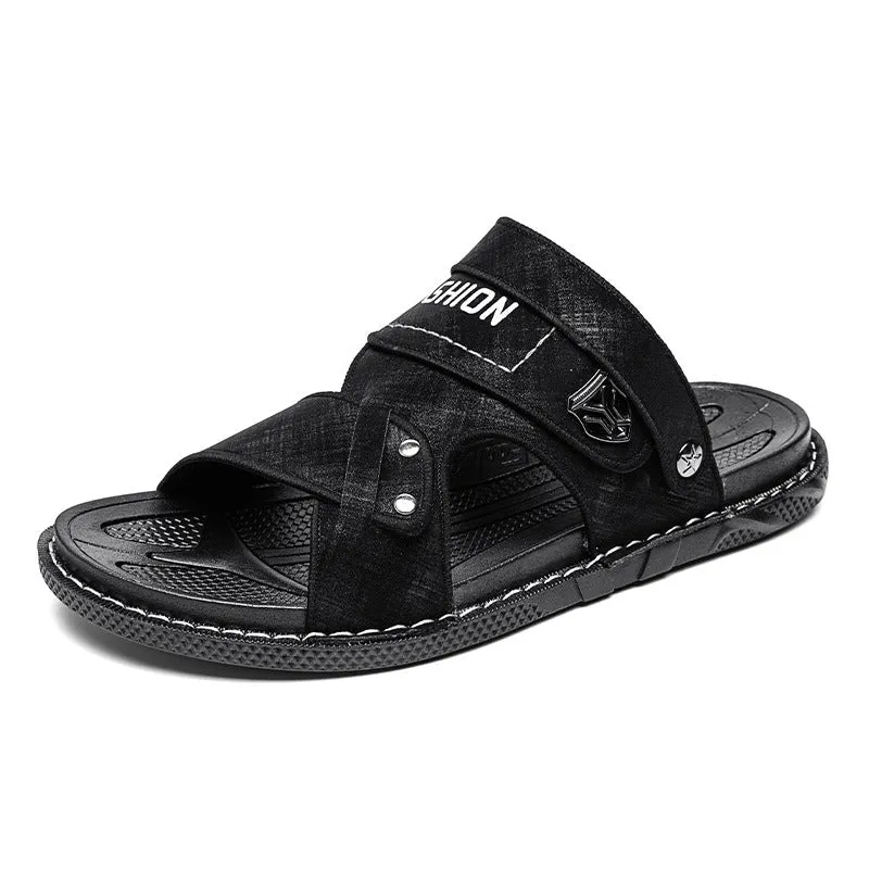 Damen Sportliche Badesandalen mit ergonomischem Klettverschluss und rutschfester Sohle