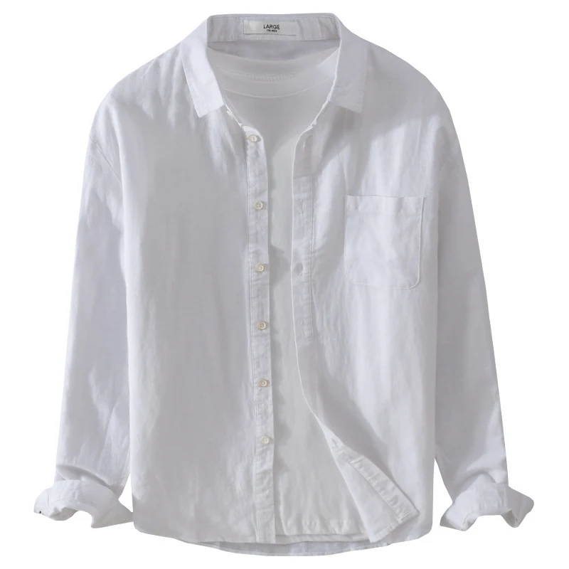 Herren Overshirt aus Baumwollmix mit Brusttasche und lockerem Schnitt Nord Taschen