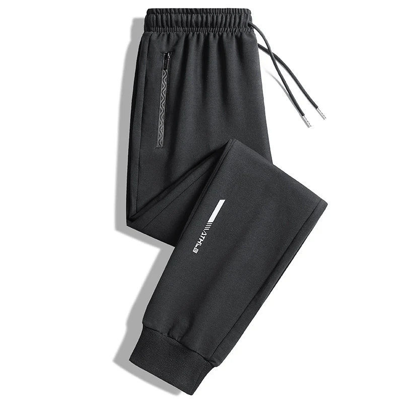 Herren Slim-Fit Performance-Jogginghose mit Reißverschlusstaschen, elastischem Bund und Bündchen Nord Taschen