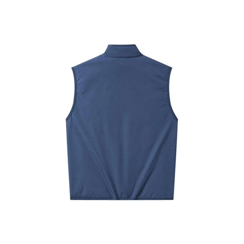 Herren Sherpa-gefütterte Softshell-Weste mit Stehkragen und Reißverschlusstaschen Nord Taschen