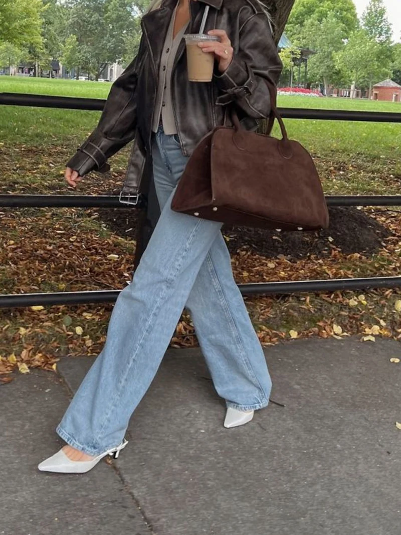 Nord Taschen | Wildleder Schultertasche