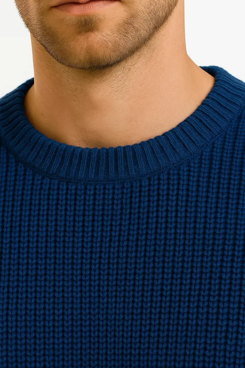 Herren Strickpullover Oversized mit gerippter Textur Avellé